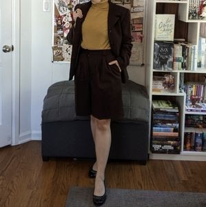 Vintage Wool Short and Blazer Set